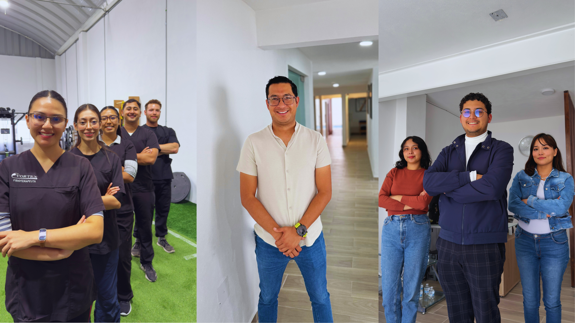 Equipo de personas especialistas en fisioterapia y rehabilitación en Puebla